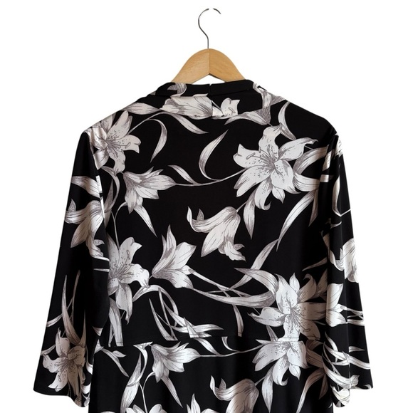 Black and Off White Kimono Jacket LN - Picture 6 of 7